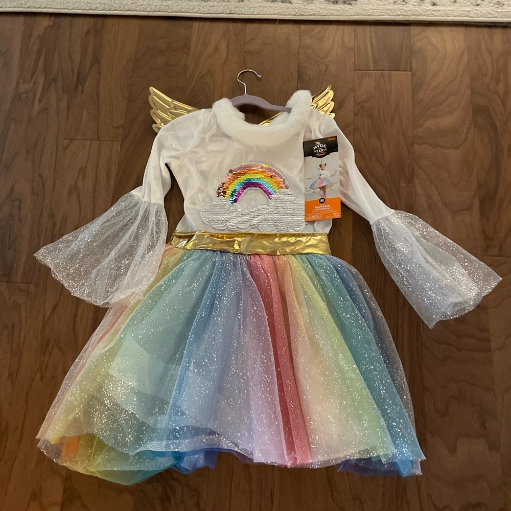 Rainbow Unicorn Fairy with tags
